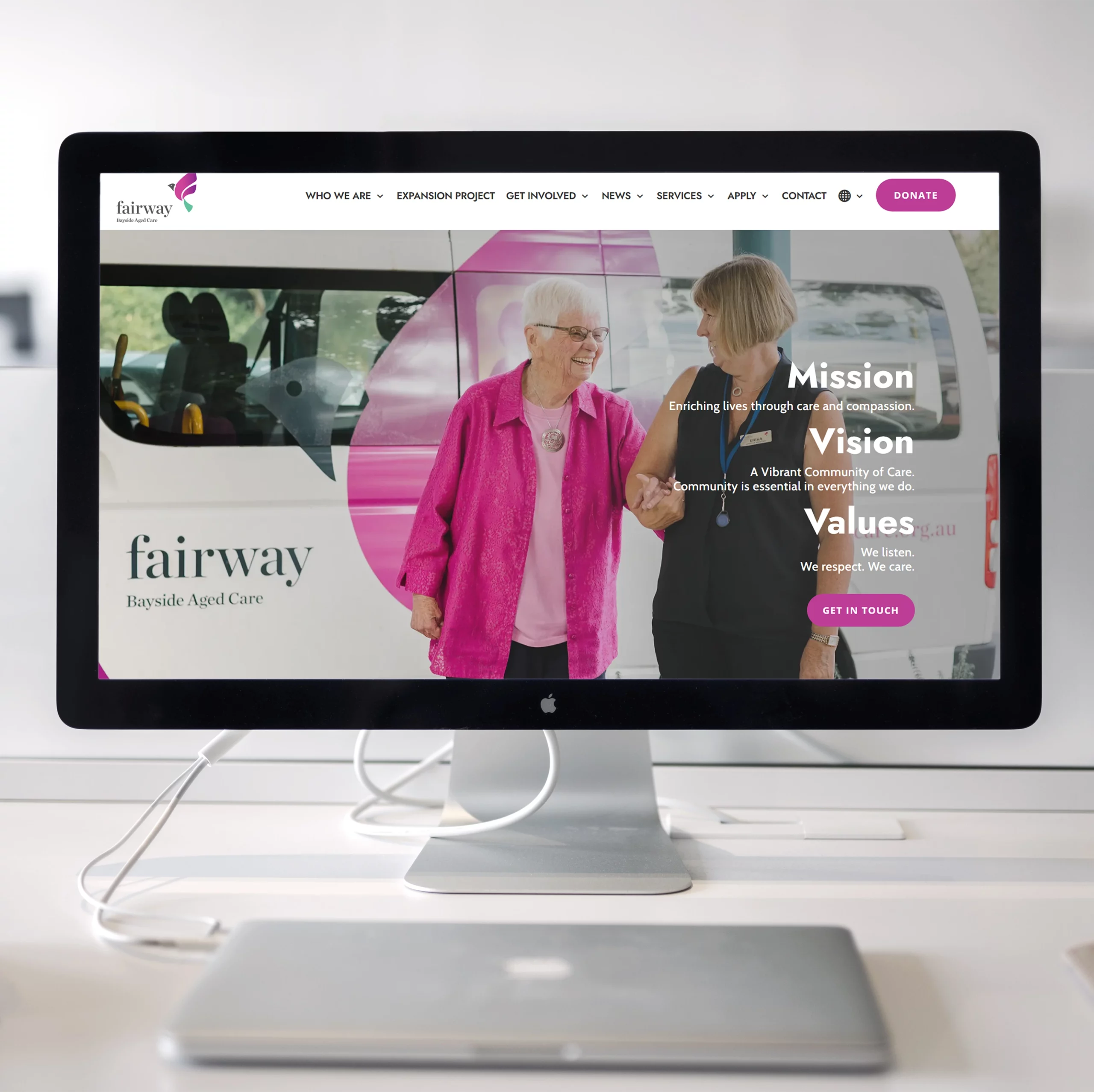 Fairway Bayside Aged Care website, Built To Be Owned