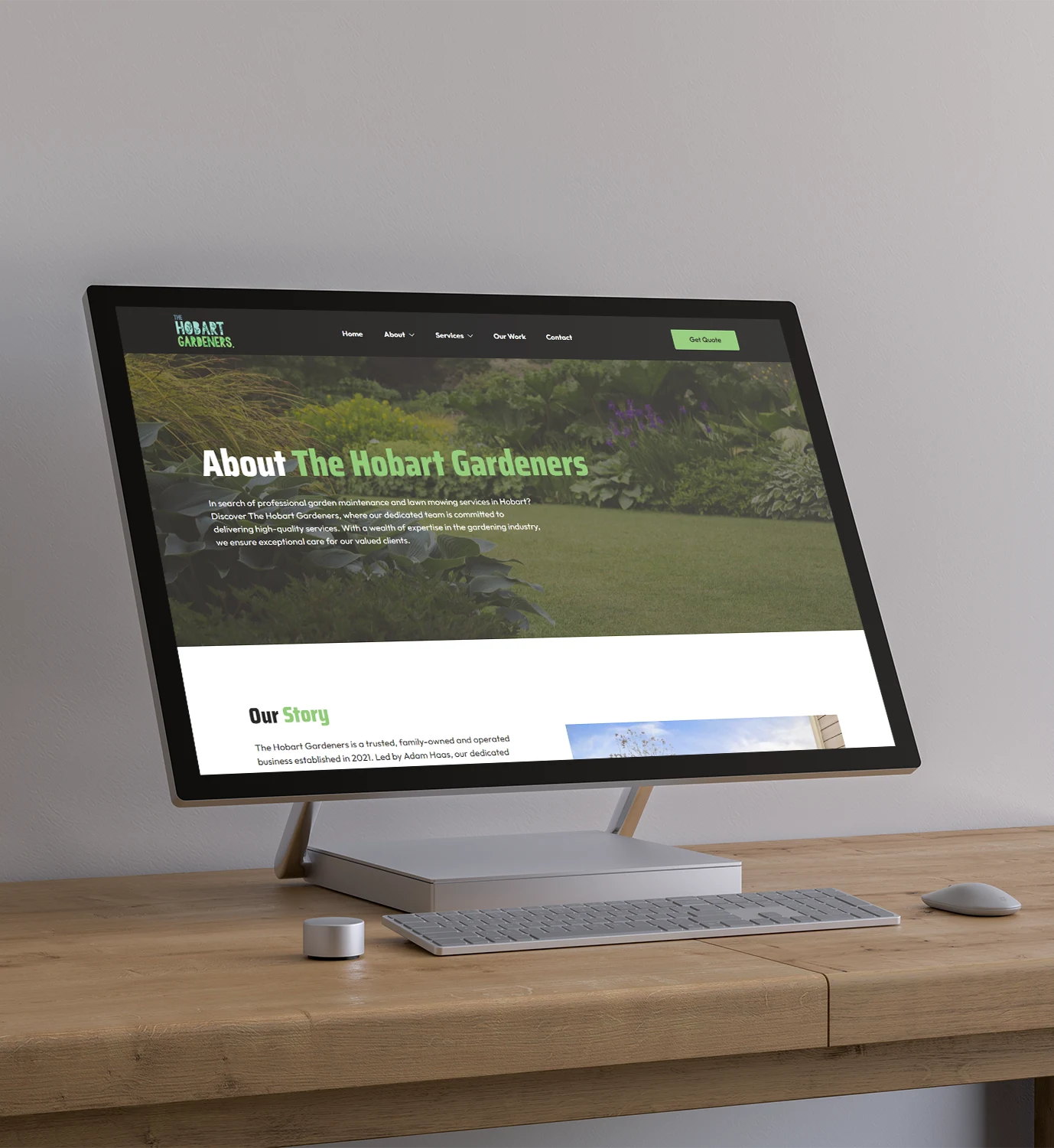 The Hobart Gardeners website, Built To Be Found