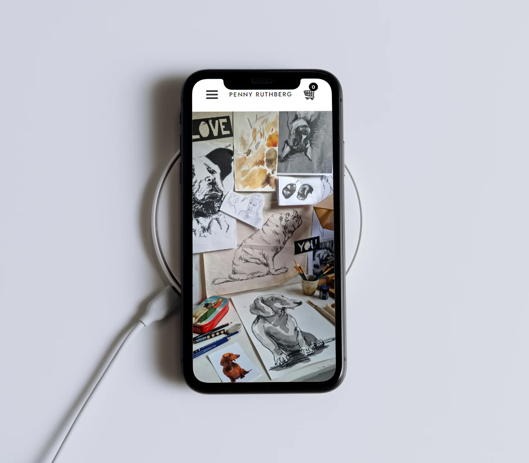 Penny Ruthberg website, From Social Following to Storefront
